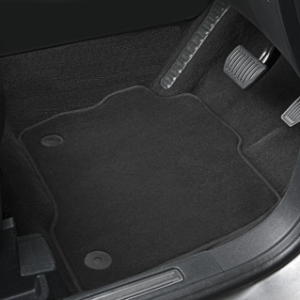 Preproga Talne preproge spredaj, črna